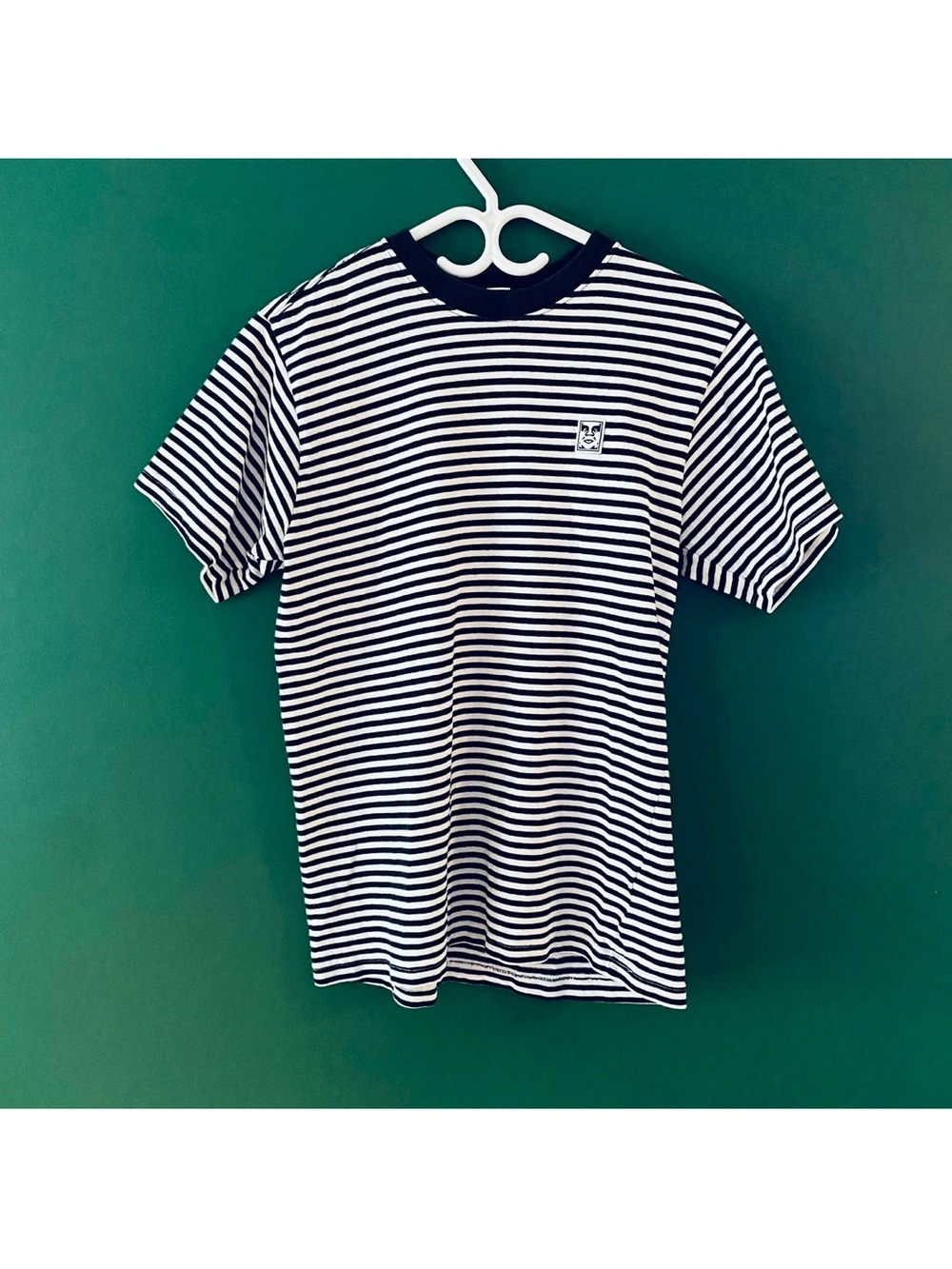 OBEY Established Works Eyes Striped T-Shirt